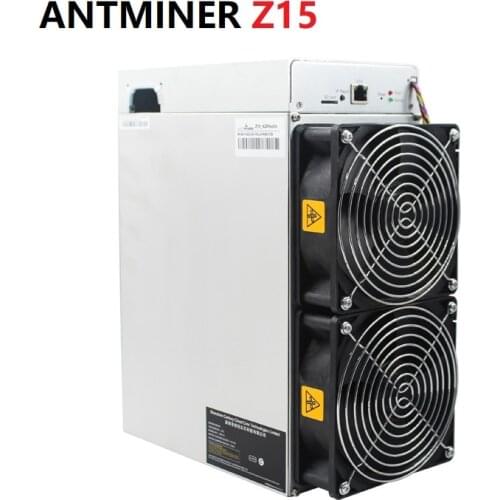 Second Used Antminer Z15 420KSOL/S With PSU Equihash Algorithm Zcash Miner Z15 From Bitmain Mining SHA-256 Algorithm
