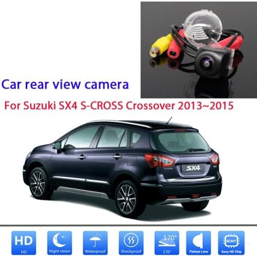 Rear View Camera For Suzuki SX4 S-CROSS Crossover 2013 2014 2015 CCD Full HD Night Vision Plate Lamp camera Waterproof