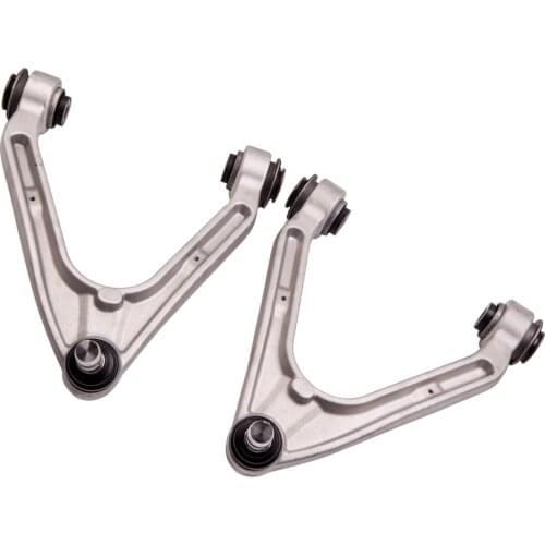 2 Pcs Suspension Front Upper Camber Control Arms for Hummer H3 2006-2010 Silver