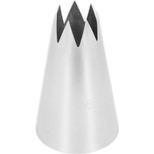 20pcs/Lot)Free Shipping FDA High Quality Stainless Steel 304 Cake Decorating Large Open Star Icing Nozzle #356