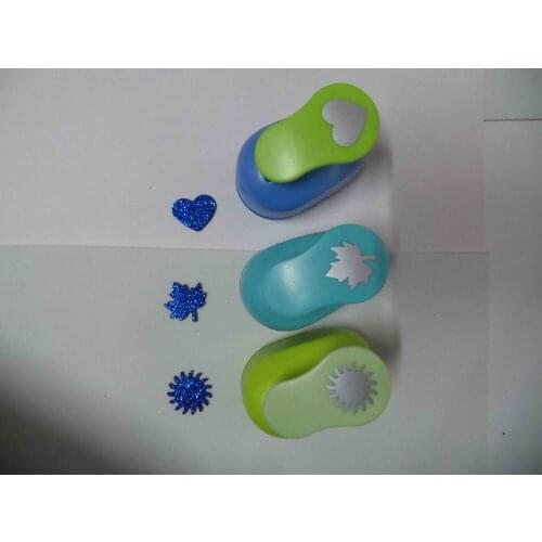 3pcs(2.5cm) sun,heart,maple shape craft punch set Punch Scrapbooking school Paper Puncher eva hole punch free shipping