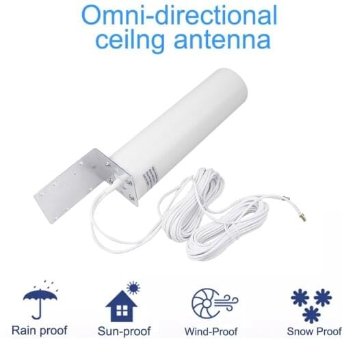 Newly Antenna 4G LTE 12Dbi 3G Antenna External Antenna 4G Outdoor Antenna Dual Slider CRC9/TS9/SMA 5M Connector Modem Router