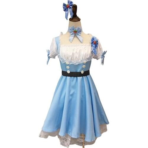 Free Shipping Wonderland French Maid Costume Of Luxury Dress For Women 3S1758