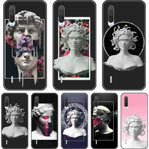 For Xiaomi Mi 9T 8 PRO Phone Case Silicone Medusa Art David Statue Aesthetic Abstract Soft Back Cover For Xiaomi Mi A3 9 SE Case