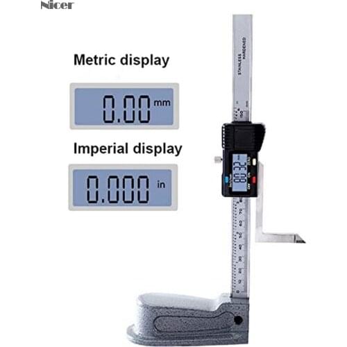 Digital Height Gauge 0-150mm 0.01mm Mini Stainless Steel Electronics Marking Gauge Measure Scriber Vernier Caliper Instruments