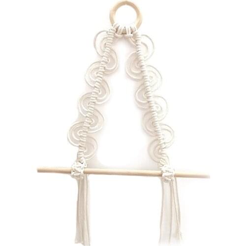 Decor Toilet Paper Stand Roll Paper Macrame Storage Rack Tapestry Wall Hanging Macrame Hand-Woven Rope Wall Decoration