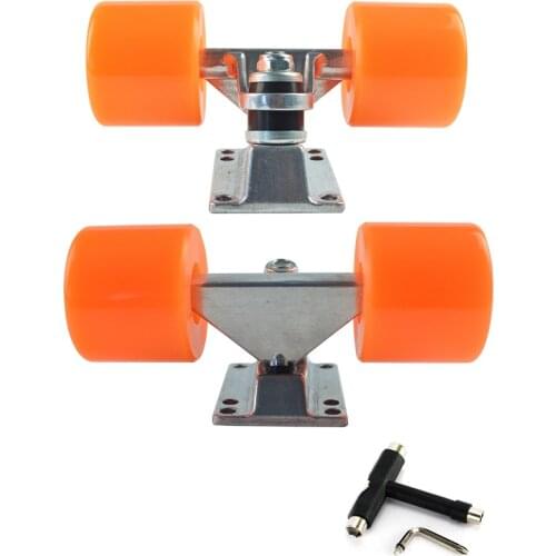 Mini Skateboard Truck 3.25" Parts Skateboard Wheels 60x45mm ABEC 9 bearing kit Truck Wheels Complete