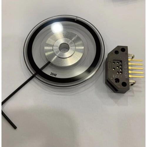 Encoder Disc disk and sensor HEDS-9040#t00 2048CPRABZ/ABI 3channel Grating Counting outside diameter50.6mm