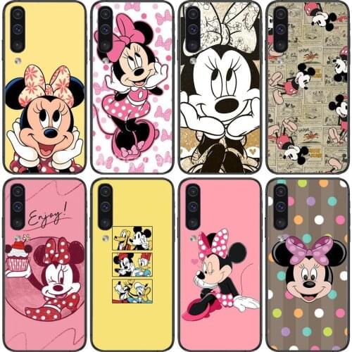 Disney Mickey and Minnie Phone cover hull For SamSung Galaxy S 8 9 10 20 21 S30 Plus Edge E S20fe 5G Lite Ultra black soft