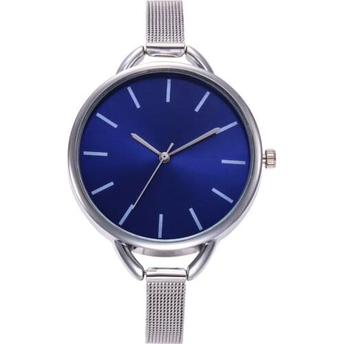 Hot Selling Personality Dial Watch Wrist Watch Temperament Creative Quartz Steel mesh Wrist Watch High quality Brand women Watch