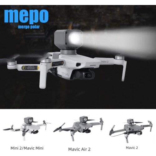 Mavic Pro Mini 2 Night Flight Light Holder Mount Spot Light Headlight Flash Lamp For DJI Mavic Mini 2 Air 2 Drone Accessories