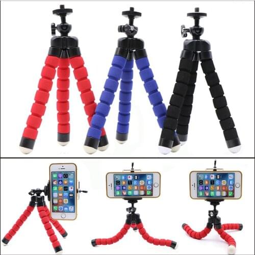Remote Mini Tripod Stand Holder For iPhone Android Phone With Clip also For gopro hero 5 4 3 for iPhone Samsung Xiaomi Huawei