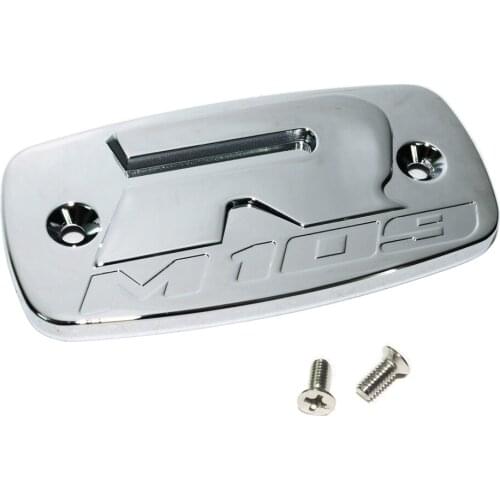 Motorcycle Chrome Front Brake Master Cylinder Reservoir Cap Cover For Suzuki Boulevard M109R 109R M109 2006-2015