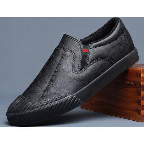 2021 Suede Leather Men Boots Winter with Fur Super Warm Snow Boots Men Winter Work Casual Shoes High Top Rubber Ankle Boots