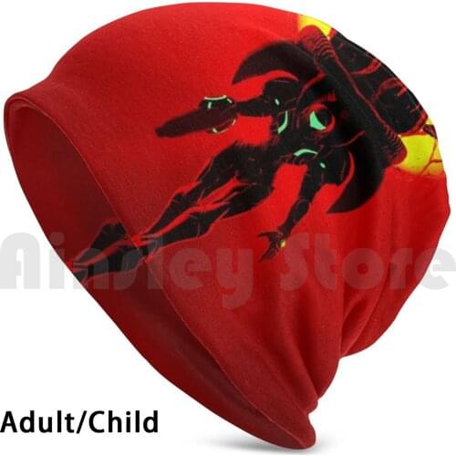 Samus And Metroid Beanies Knit Hat Hip Hop Metroid Metroid Prime Samus Samus Aran Plow Girls Feminine Game