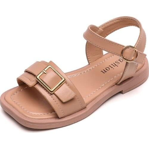 Girls Princess Sandal Childrens Beach Shoes Kids Summer Sandals For Girls Fashion High Quality Outdoor Open-toed Casual Shoes