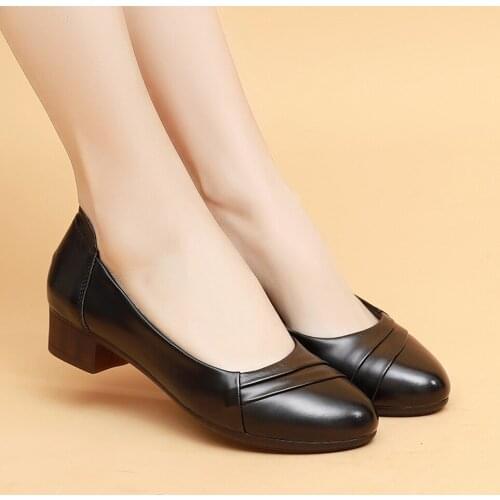 Women High-heeled Shoes Genuine Leather Boat Shoes 2021 Summer New Luxury Brand Breathable Anti-Odor Female Moccasin Size 41