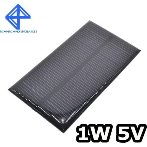 Smart electronics Solar Panel 1W 5V electronic DIY Small Solar Panel for Cellular Phone Charger Home Light Toy etc Solar Cell