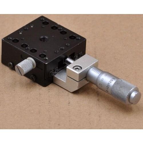 X axis Sigma TAM-401C manual precision linear guide rail fine adjustment displacement sliding table aluminum 40 * 40mm
