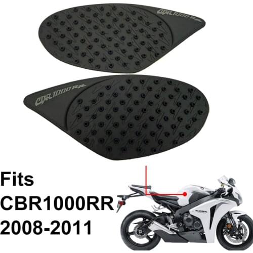 For Honda CBR1000RR 2008 2009 2010 2011 Motorbike Fuel Gas Tank Protective Pad Knee Grip Traction Pads Decal CBR1000 CBR 1000 RR