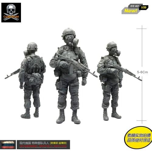1/35 Model Kits Resin Soldier Russian figure self-assembled UU-02