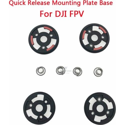 1 Set Original DJI FPV Quick Release Propeller Prop Mounting Plate Base 2CW + 2CCW + 4 Springs Spare Part for Replacement