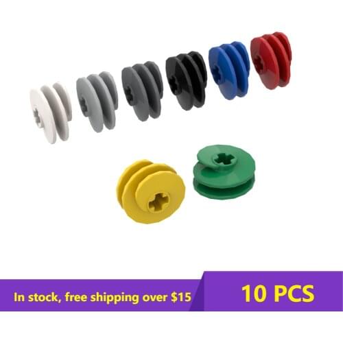 10PCS MOC Bricks 27938 High High-Tech Gear Worm Screw for Building Blocks Parts Classic Brand Kids DIY High-Tech Toys