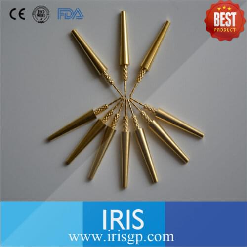 [IRIS] 1000 pcs/lot 1# Large Size Dental Pure Brass Dowel Pins with Spike Dental Laboratory Material