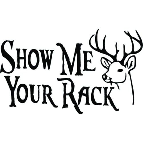 16*9cm Animal cartoon Car styling Accessories Show Me Your Rack Car Sticker Motorcycle SUVs Bumper Window jdm Vinyl Decals