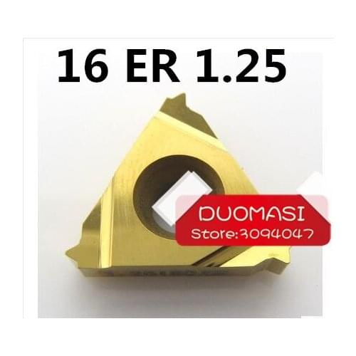 16ER 1.25 ISO Carbide Threading Inserts External Threading Insert Indexable Lathe Inserts for Threaded Lathe Holder