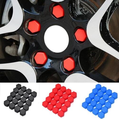 20Pcs/set 19mm Universal Car Styling Auto Hub Screw Cover Dust Proof Wheel Nut Caps