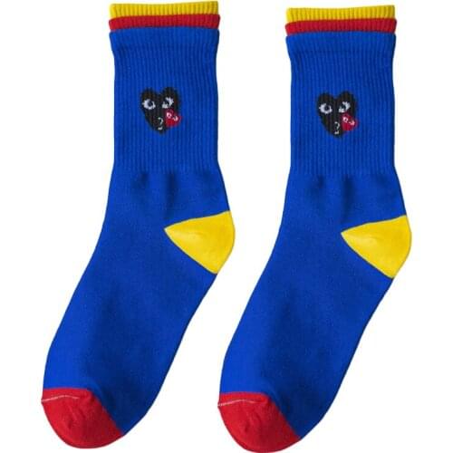 2021 Casual Women and Men Socks YZ-S-ZZ-0019 Cotton socks sporting Long Socks Mid-calf length sock With Beautiful Animals