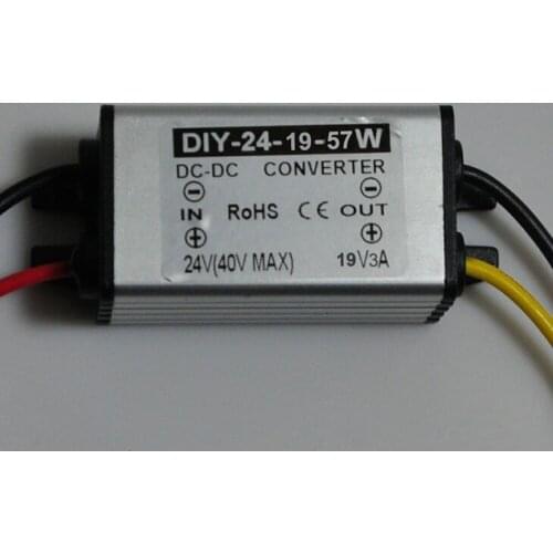 24V36V(21V-40V) Converter To 19V 3A 57W DC-DC Buck Converter Power Converter Waterproof Step Down Module Voltage Regulator