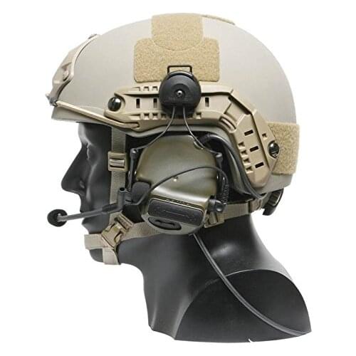 1Pair Headset Helmet Adapter ARC Rail Adaptor Suspension Headphones Bracket Hunting Earmuffs Support Left & Right Attachments