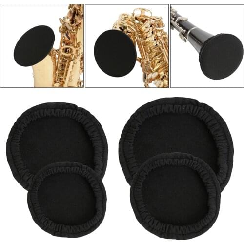 Alto Tenor Sax Clarinet Bell Cover Black Trumpet Dust Covers Cap for Alto Sax and Trumpet