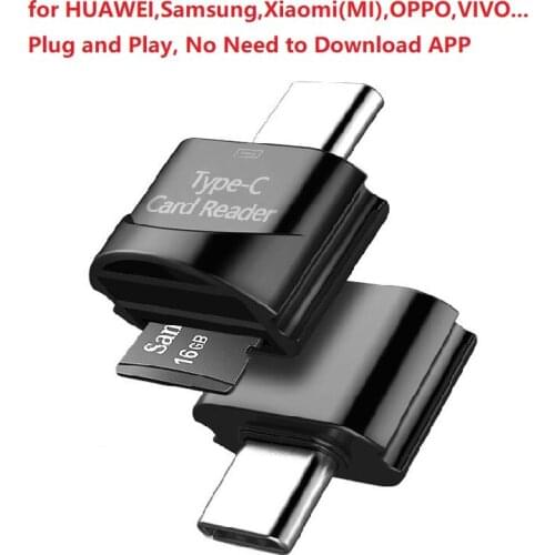 Card Reader Type-C to Memory Card Reader TF Micro-SD OTG Phone Adapter micro sd card reader картриде for huawei samsung xiaomi