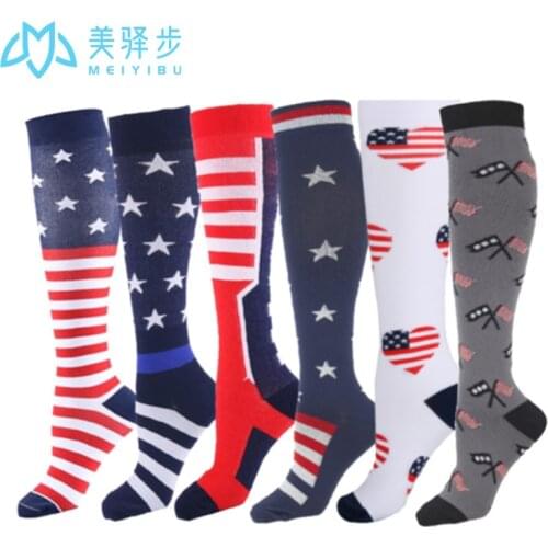Pression Socks Pressure Socks 6 Pairs Per Set Compression Socks Cycling Women Girl Sports Socks Compression