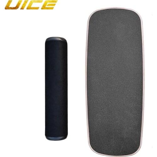 Newest Maple Wooden Balance Board Yoga Twisting Fitness Balance Plate For Abdominal Waist Legs Muscles Roller Balance Training