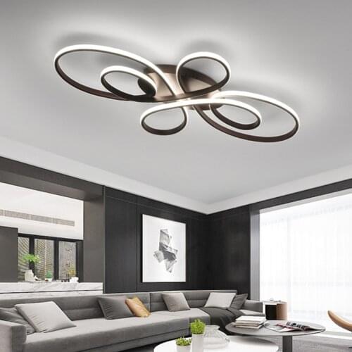 Surface Mounted Modern Led Ceiling Lights for living room bedroom Study room Coffee or white Finished led Ceiling Lamp 110-240V