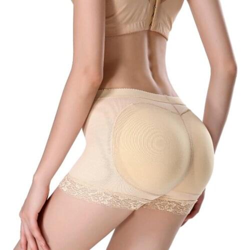 Women Fake Ass Buttocks Panties Hip Pads Breathable Lace Underwear Prom Party Sexy Hips Enhance Crossdresser
