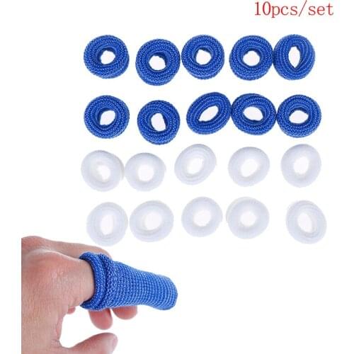 10Pcs Finger Bandage Finger Bobs Cots Buddies Dressings First Aid Tubular Bandage 15x600mm For Use Beneath A Finger Cot