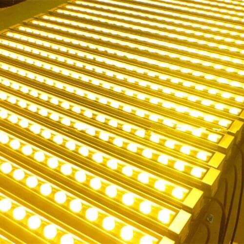 12w rgb dmx512 controls 220v led wall washer waterproof white/warm white 46*46*1000mm