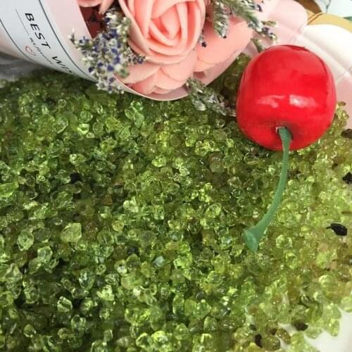 200g beautiful natural mineral olivine Crystal gemstone meditation reiki healing peridot crystal stone wholesale for home decor