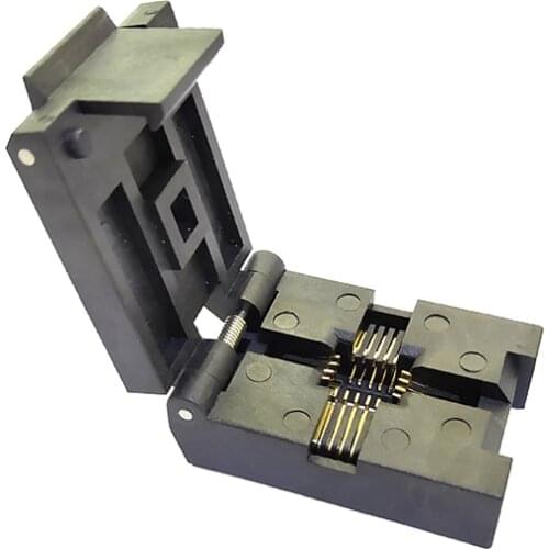 LCC18 clamshell burn in Socket Pin Pitch 1.27mm IC Body Size 8.89*7.3 mm Clamshell adapter