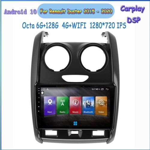 Android Car Radio For Renault Duster 2015 - 2020 Car Multimedia tape recorder headunit Player Navigation stereo video carplay
