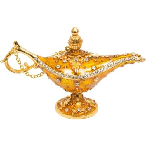 FLETCHER Brand Metal Exquisite Artificial Aladdings Lamp for Home Decoration