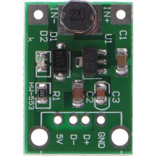 DC-DC 1V-5V to 5V Voltage Regulator Converter Step Up Boost Module Power Supply Integrated Circuits Dropship