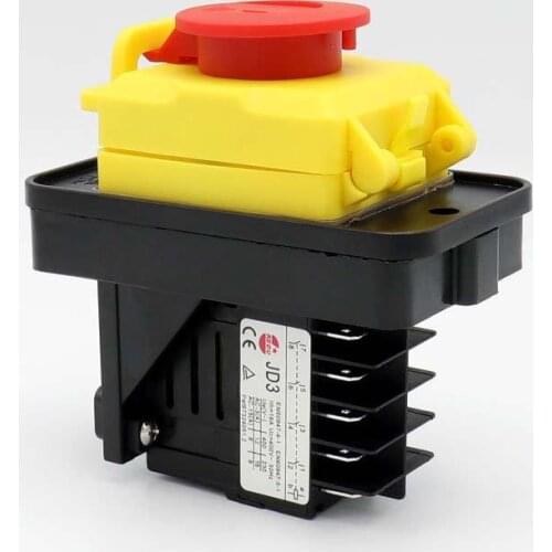 KEDU JD3 230/400V 16/12A Electromagnetic Switch On Off Emergency Stop Pushbutton Switches for Industrial Machine Tool Equipment