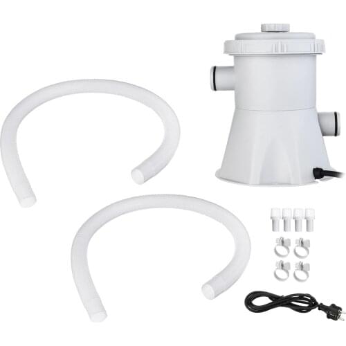 110V Swimming Pool Filter Pump Pool Cleaner Filter Pump Circulation Pump Siphon Principle Easy to Install