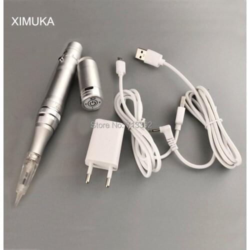 Import Motor Wireless Permanent Makeup Machine Cartridges Tattoo Eyebrow Pen With Battery